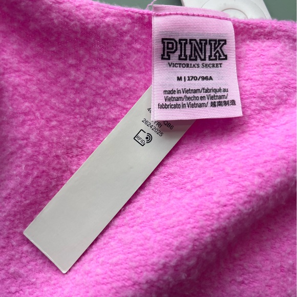 Victoria Secret PINK Everyday Lounge Open Neck Crew Pink size Medium - Picture 7 of 7
